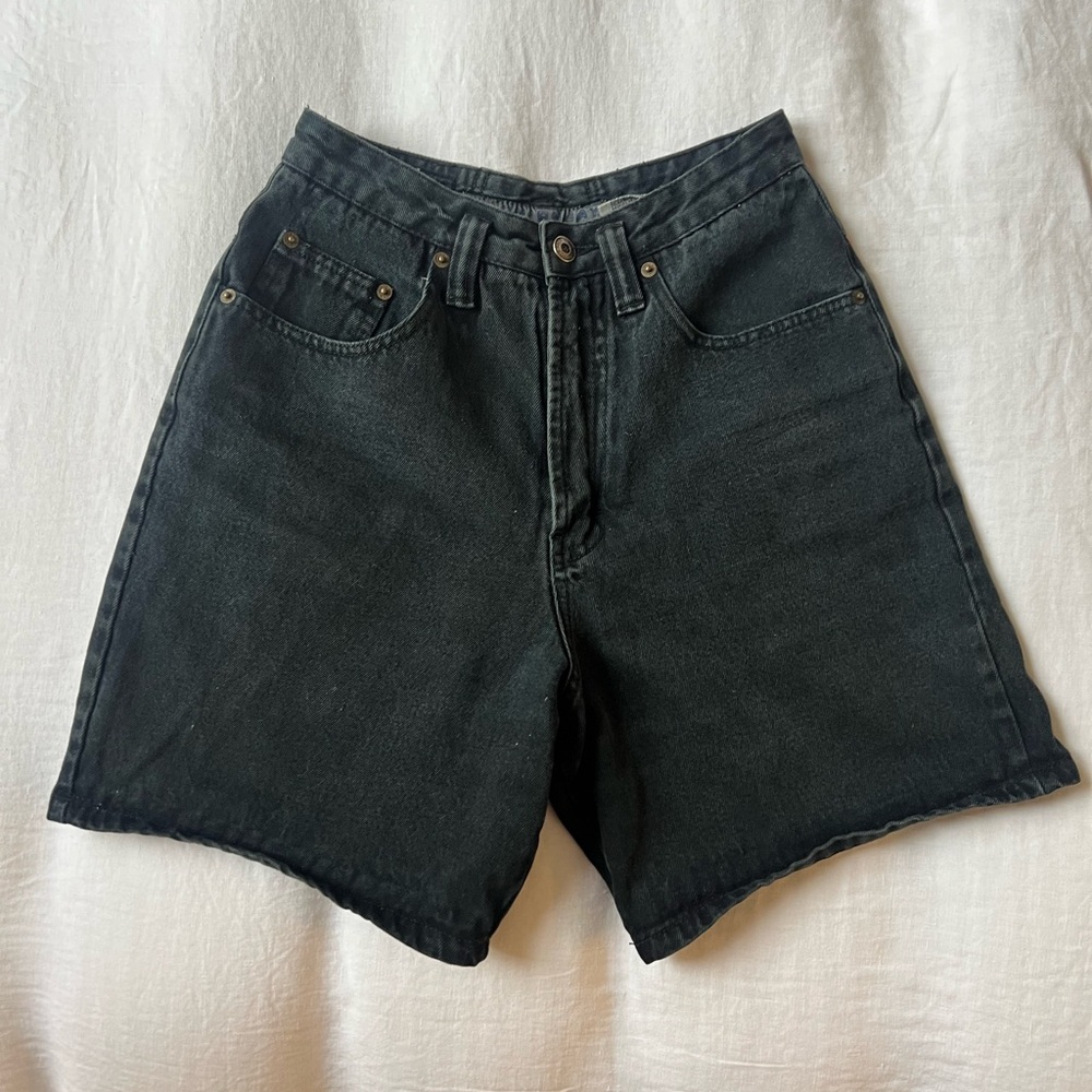 UNIONBAY vintage black jean shorts